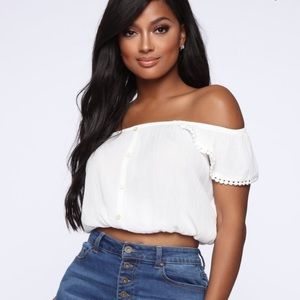 Inspire me crop top - Off White